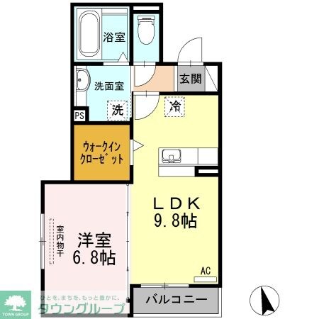 エポラール東別院の物件間取画像