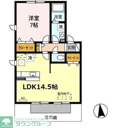 ディアコートの物件間取画像