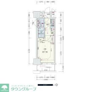 プレサンス久屋大通公園セラフィの物件間取画像