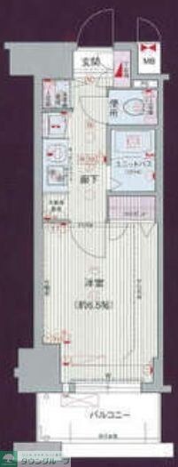 プレサンス名古屋STATIONアライブの物件間取画像