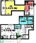 RadIAnce浜(レイディエンス浜)の物件間取画像