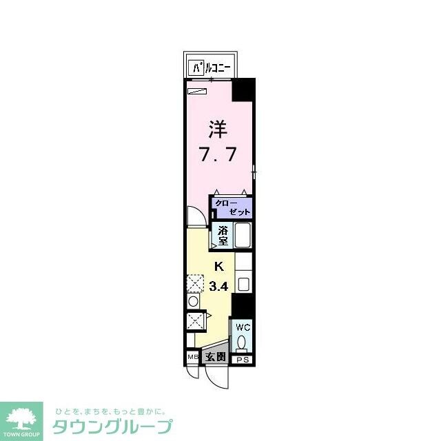 グランツ丸の内の物件間取画像