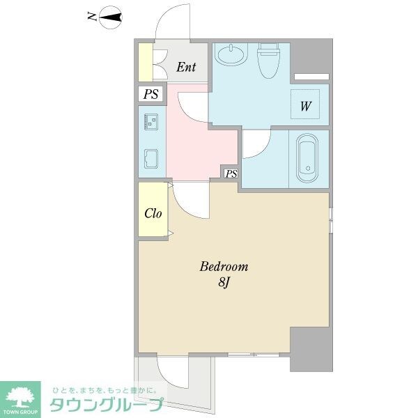 アクアヒルズの物件間取画像