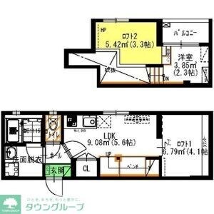 SOLID栄生(ソリッド栄生)の物件間取画像