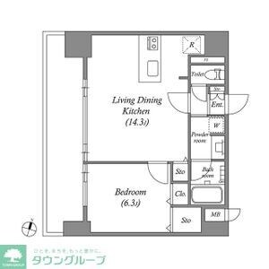 ファーストレジデンス栄の物件間取画像