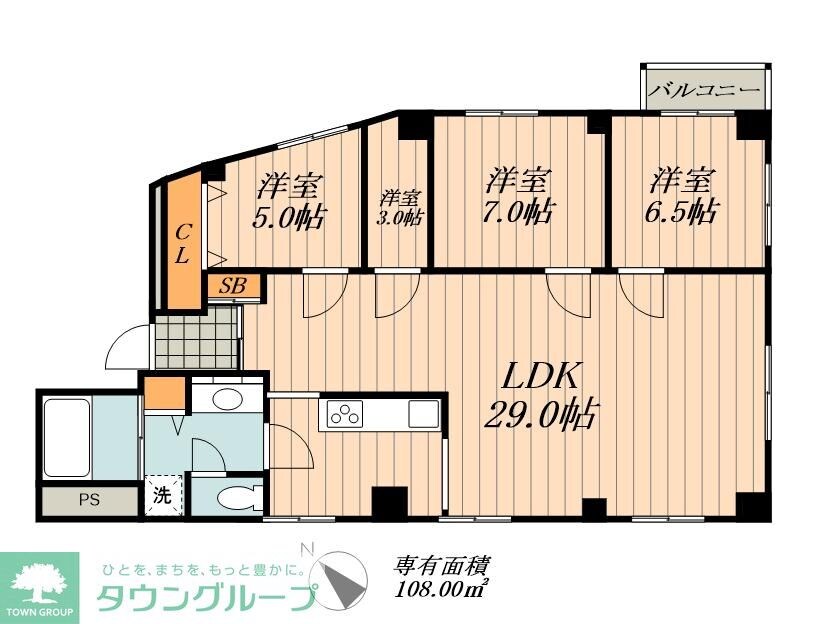 ハイウッド栄の物件間取画像