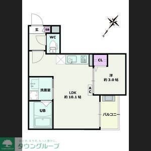 Jack shioike Iの物件間取画像