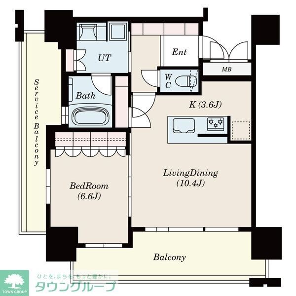 ローレルタワー名古屋栄の物件間取画像