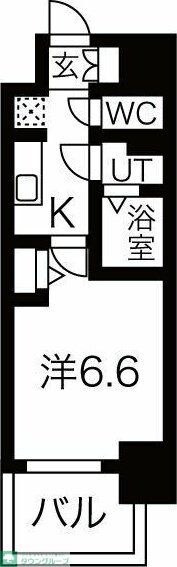 メイクス名駅南IIの物件間取画像