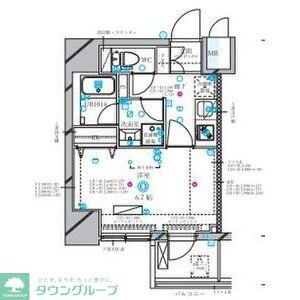 ディアレイシャス丸の内の物件間取画像