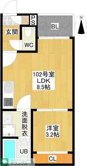 REGALEST S.FLOWER中村公園の物件間取画像