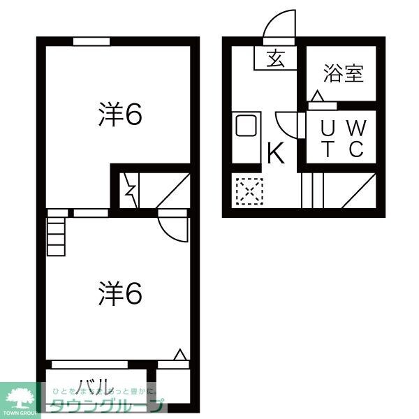 グランコンフォール米野IVの物件間取画像