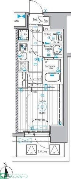 メイクスアート上前津VIの物件間取画像