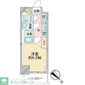 アステリ鶴舞テーセラの物件間取画像