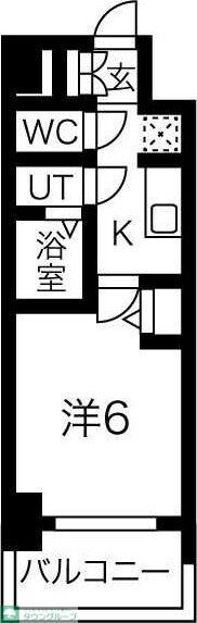 メイクス今池02の物件間取画像