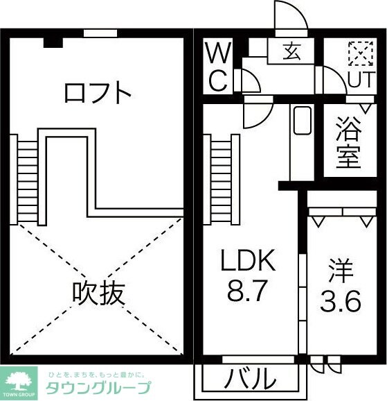 Ampio ATSUTAの物件間取画像
