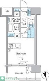 ルーエ今池の物件間取画像
