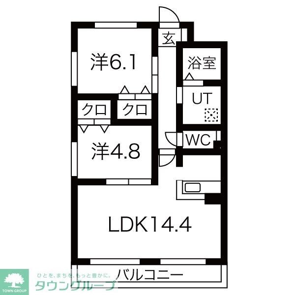 GRANDUKE松原の物件間取画像