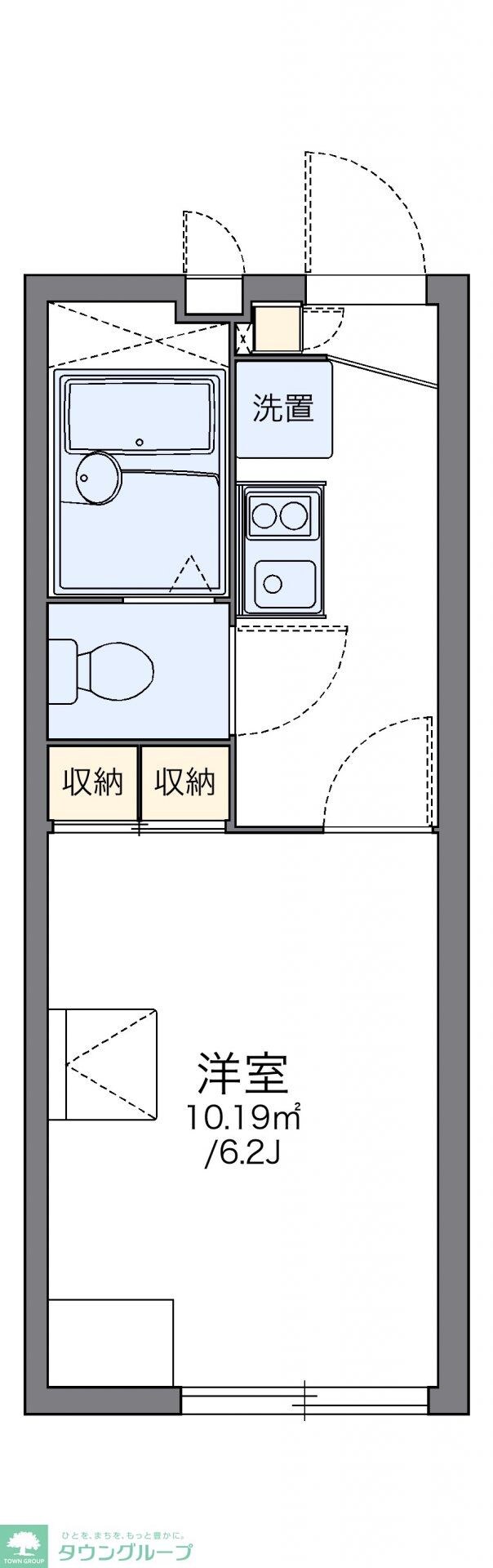 レオパレス沢上の物件間取画像