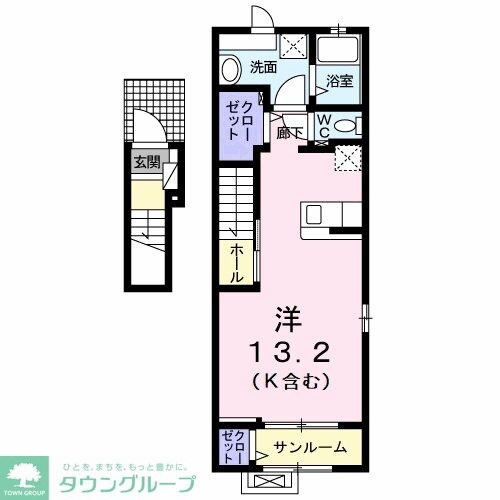 ホビットンの物件間取画像