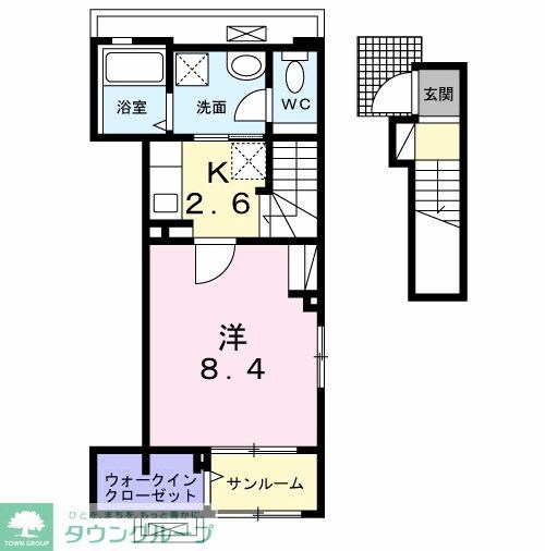 サンビオラ砂口の物件間取画像