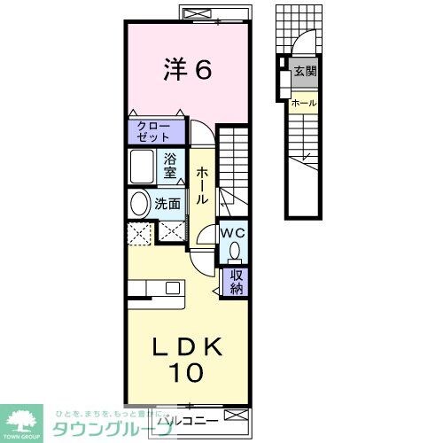 ルトゥール豊の物件間取画像