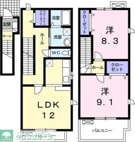 チエロ エ ベントの物件間取画像