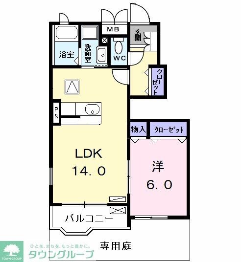 カルム錦の物件間取画像
