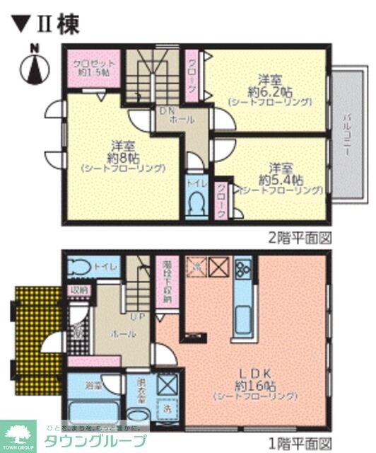 グラシアベル II棟の物件間取画像