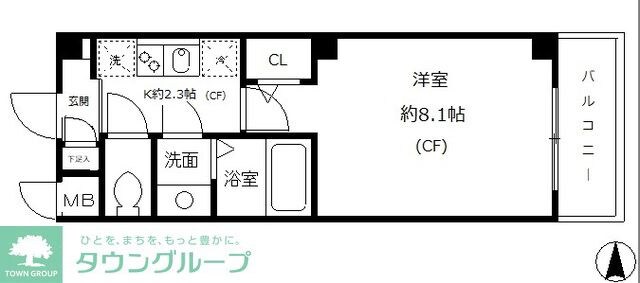 パルテ デル マーレの物件間取画像