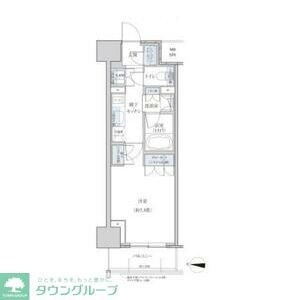 パークアクシス名駅南グランデの物件間取画像