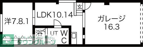 S-Garage Ajito松原の物件間取画像