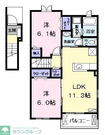 レジデンス ハーモニーの物件間取画像