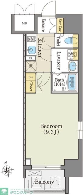 アデグランツ上前津の物件間取画像