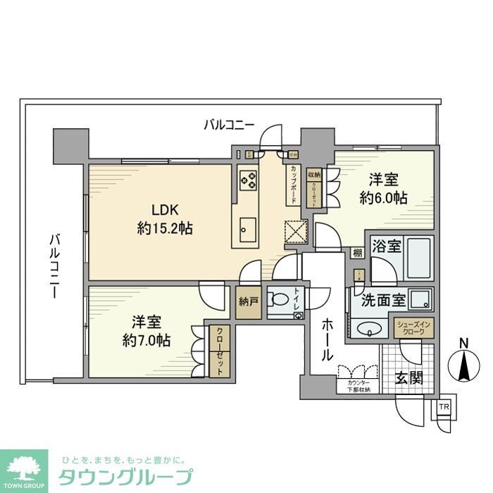 タワー・ザ・ファースト名古屋伏見の物件間取画像