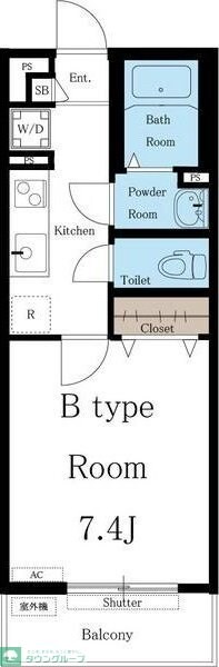 リブリ・本星崎の物件間取画像