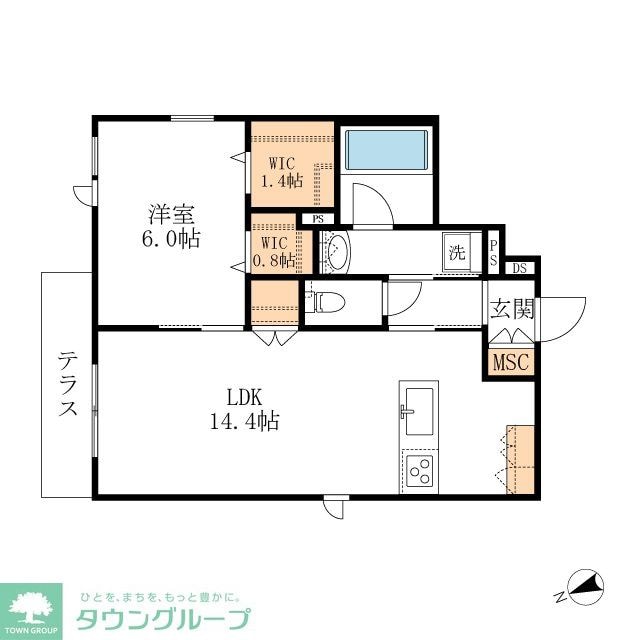 corail blancの物件間取画像