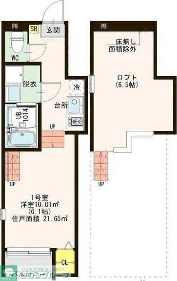 ハーモニーテラス柳堀町の物件間取画像