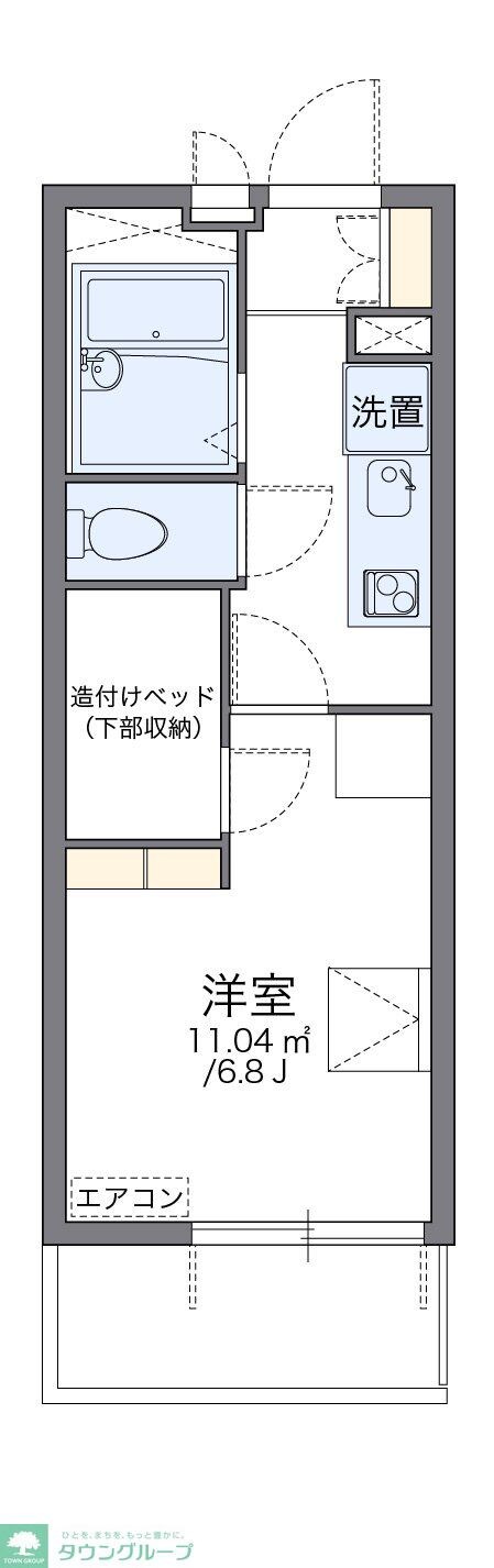 レオパレスアーバンコート熱田の物件間取画像