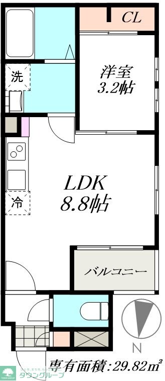 Cherim日比野Graceの物件間取画像
