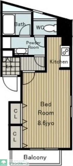 オーキッドビル白鳥の物件間取画像