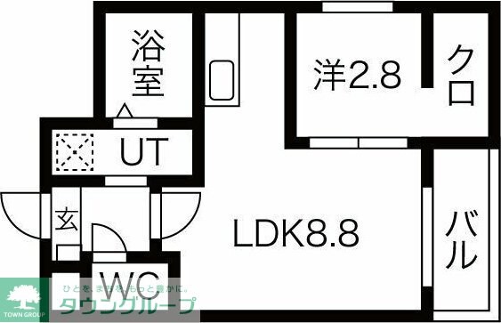 MOVE堀田SOUTHの物件間取画像
