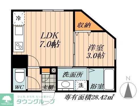 WELL COURT NAKAMURAの物件間取画像