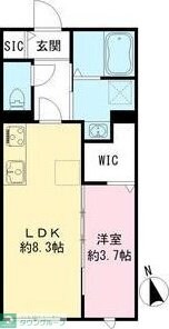 コム ジュ スイの物件間取画像