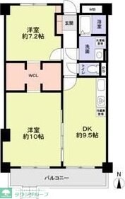 プライム八田の物件間取画像