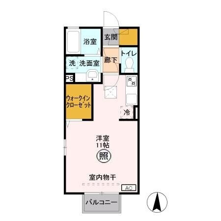 クレールの物件間取画像