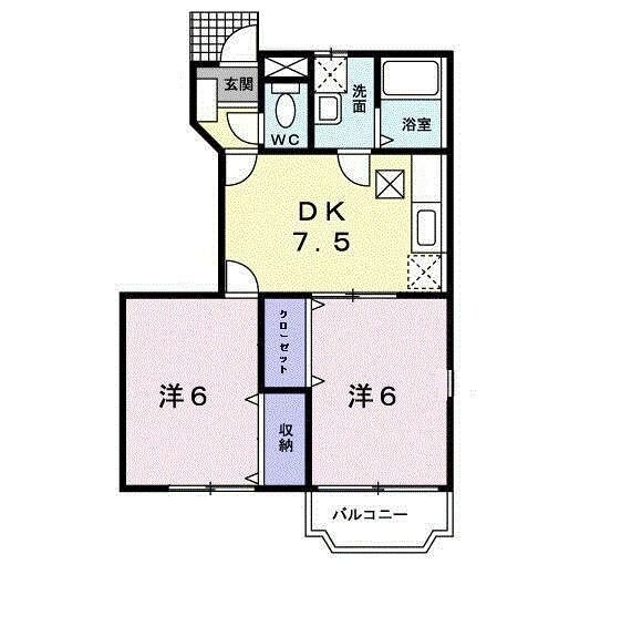 ソルフィ- Eの物件間取画像
