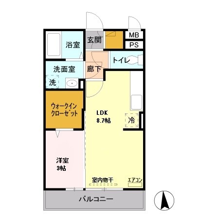 メイスクエア Cの物件間取画像