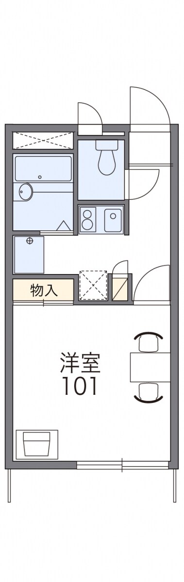 レオパレスクリアの物件間取画像