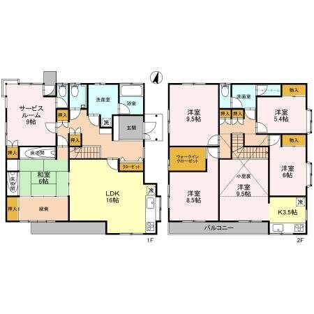 本庄駅南戸建の物件間取画像
